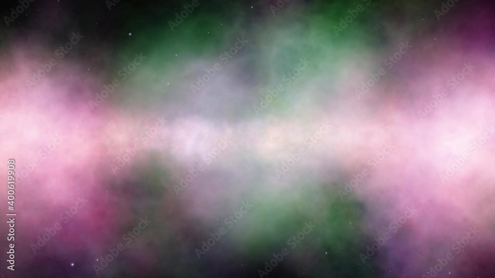 Space flight into colourful star field of abstract Nebula with stars. Flight through universe. Concept science copy space animation background. Space flight into colourful star field of abstract Nebula with stars. Flight through universe. Concept science copy space animation background.