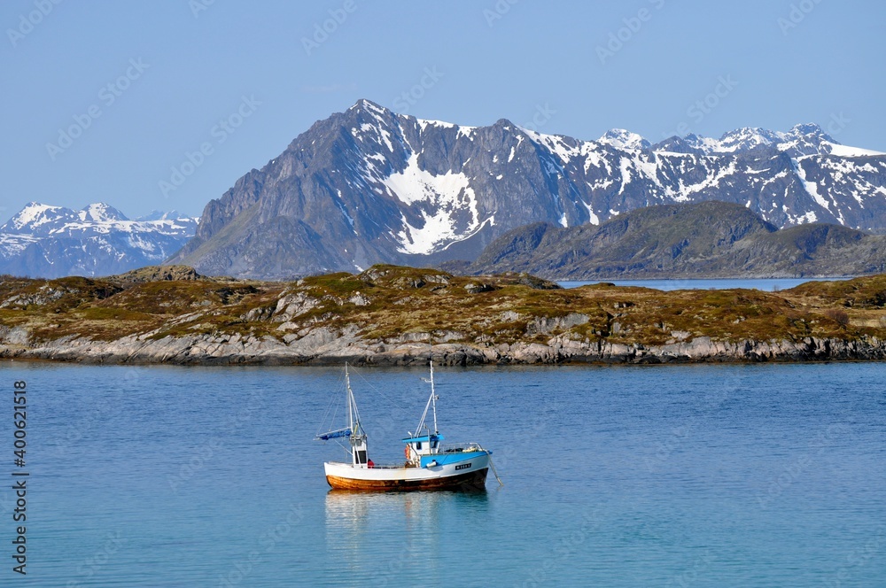 Lyngvaer auf den Lofoten in Norwegen