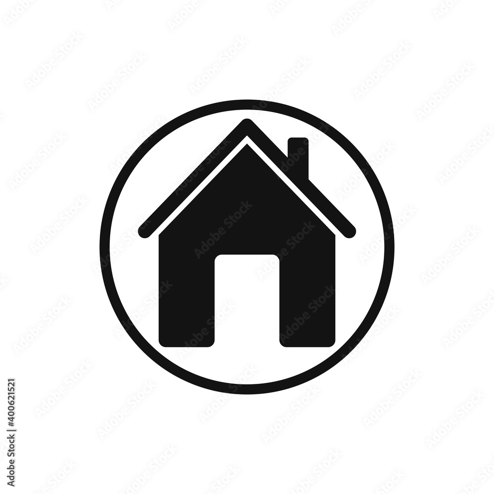 Home icons, house symbols, flat graphic design template, web signs, vector illustration Home icons, house symbols, flat graphic design template, web signs, vector illustration