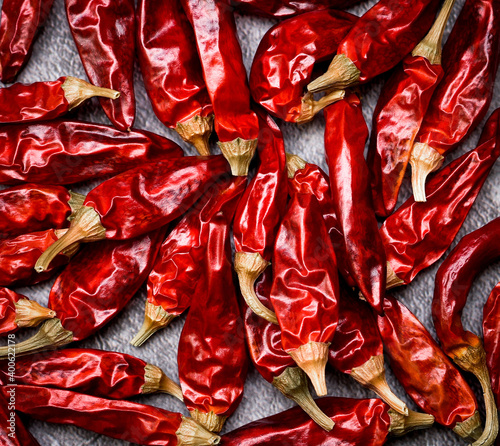 Close up of red chilli peppers