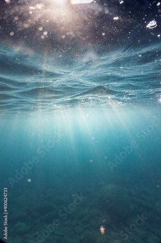 View of underwater sea
