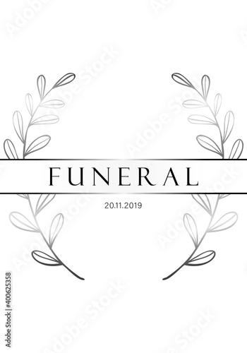 Memory illustration for funeral event