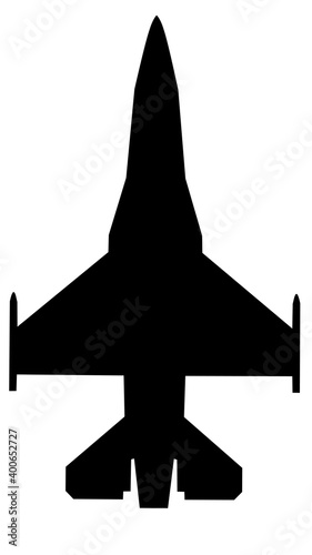 silhouette of airplane