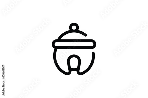 Pet Shop Outline Icon - Bell