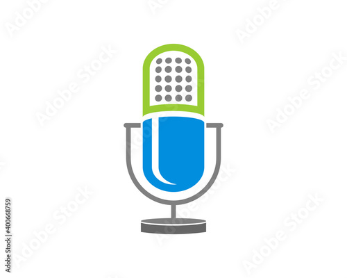 Combination with microphone with capsule