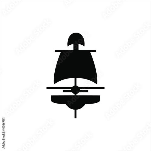 sailing boat logo design © bagja