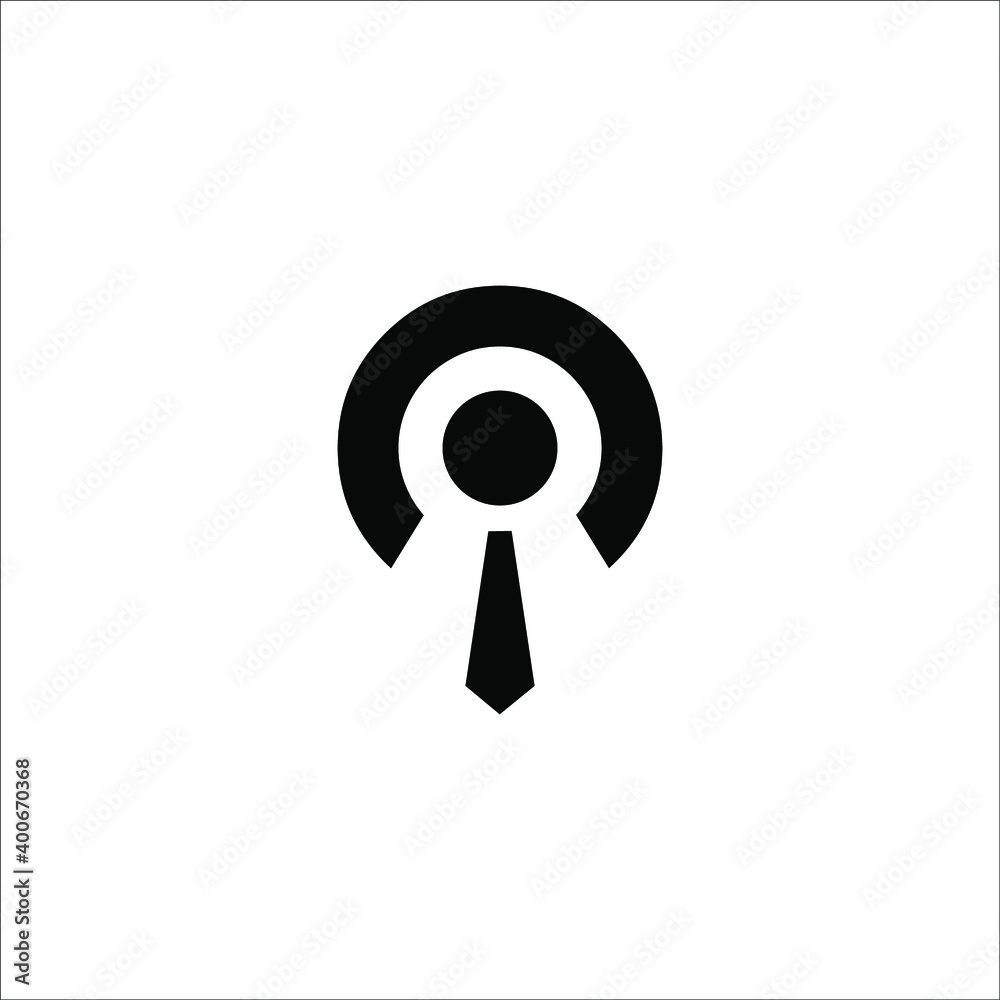 man tie logo design man tie logo design