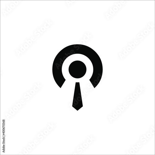 man tie logo design