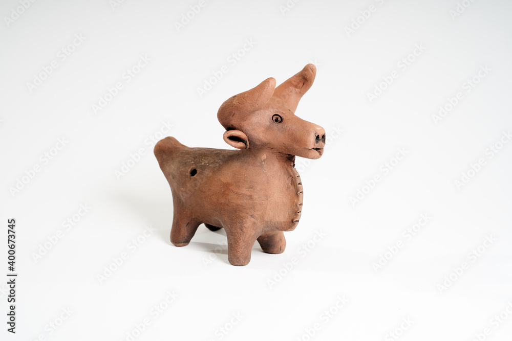 Pottery Craft, ceramic product with your own hands, made on a Potter's wheel, isolated on a white background. Pottery Craft, ceramic product with your own hands, made on a Potter's wheel, isolated on a white background.