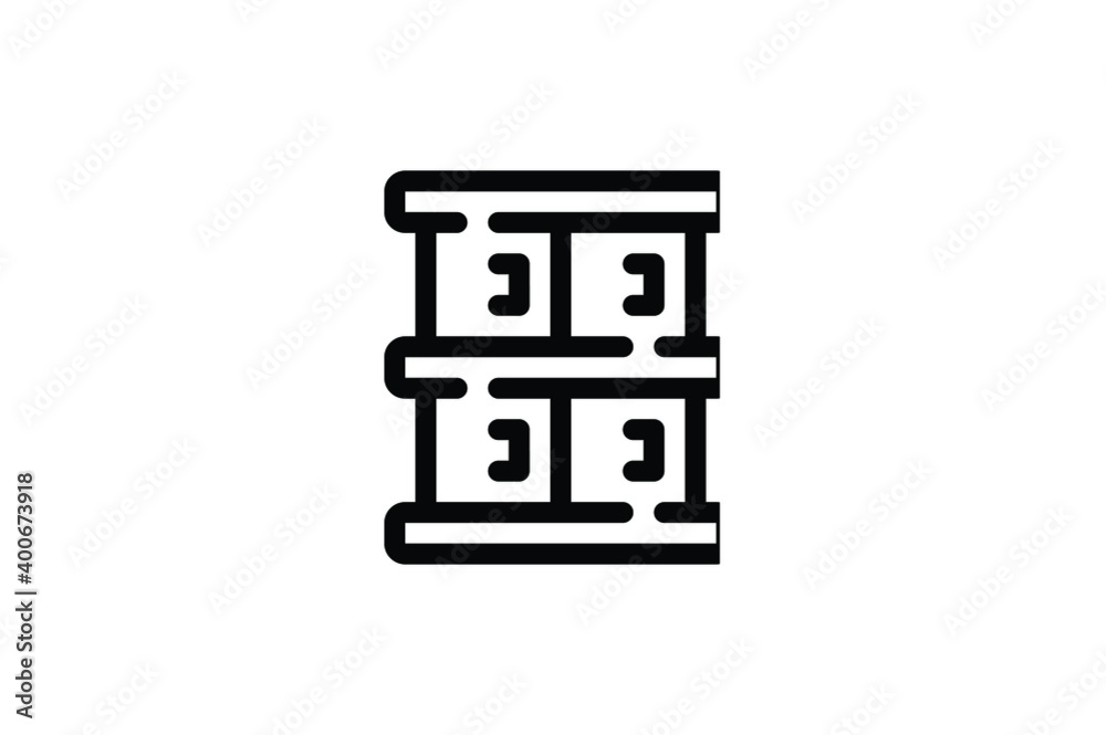 Supermarket Outline Icon - Drawer Supermarket Outline Icon - Drawer