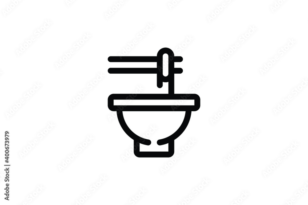 Supermarket Outline Icon - Noodle Supermarket Outline Icon - Noodle