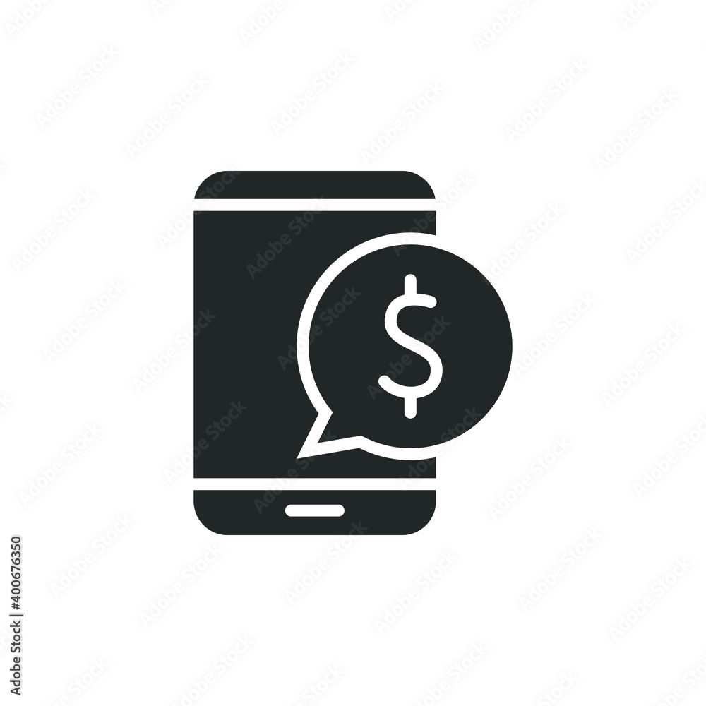 Mobile banking icon Mobile banking icon