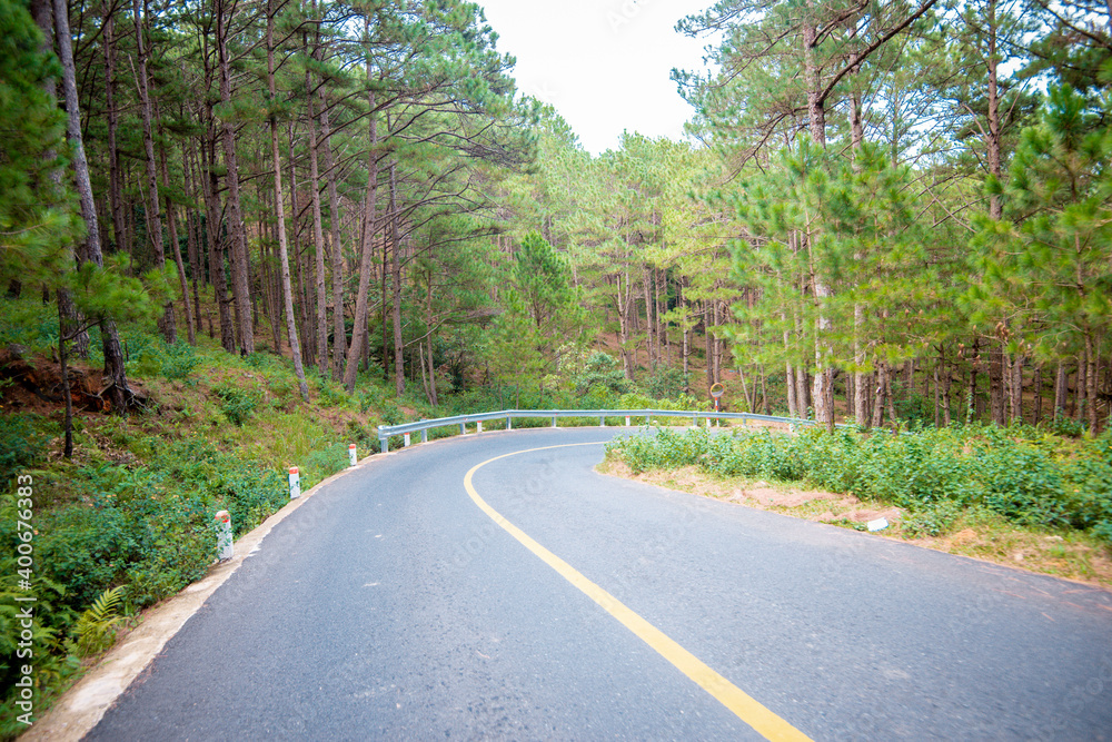 road to the top of langbiang mountain road to the top of langbiang mountain
