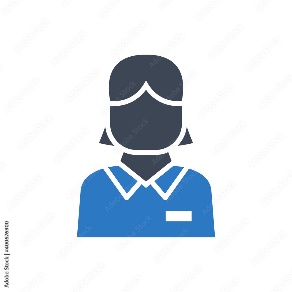 Woman avatar icon
