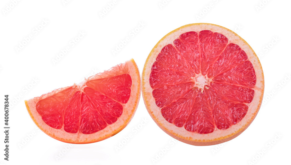 Orange slice isolated on white background Orange slice isolated on white background