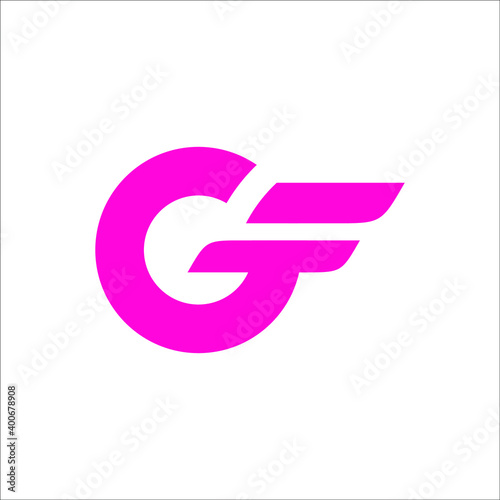 letter GF logo