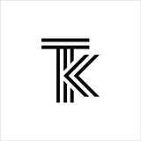 letter TK logo
