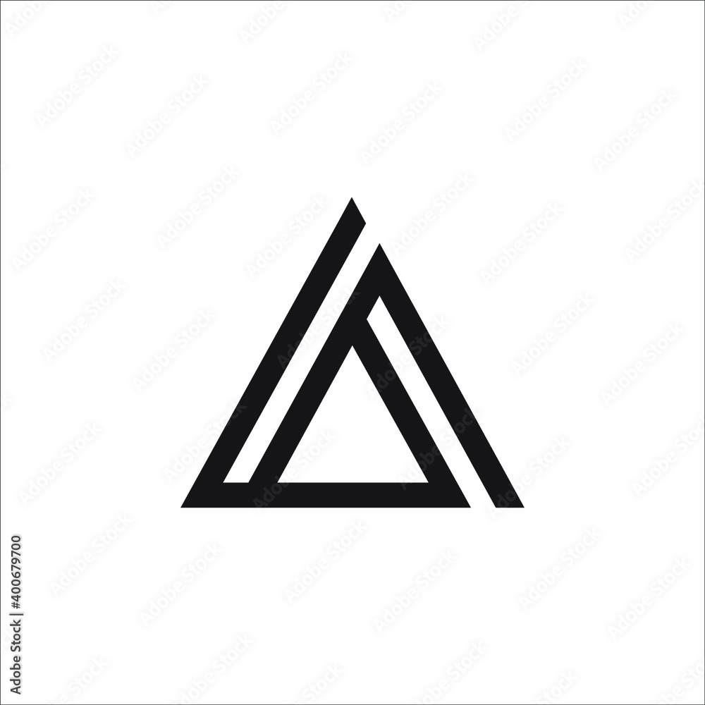 Letter A logo design Letter A logo design