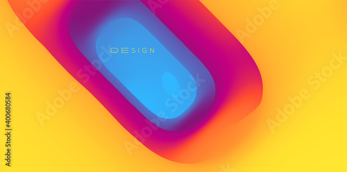 Colorful gradient fluid backgrounds with dynamic liquid forms. Covers design template for flyer leaflet, brochure design, report, presentation or magazine. Vector illustration.
