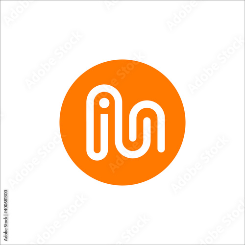 letter MI logo 
