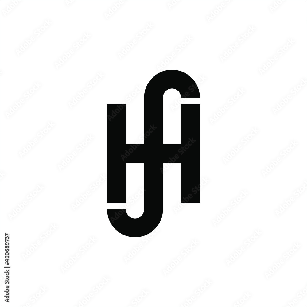 letter HS logo letter HS logo
