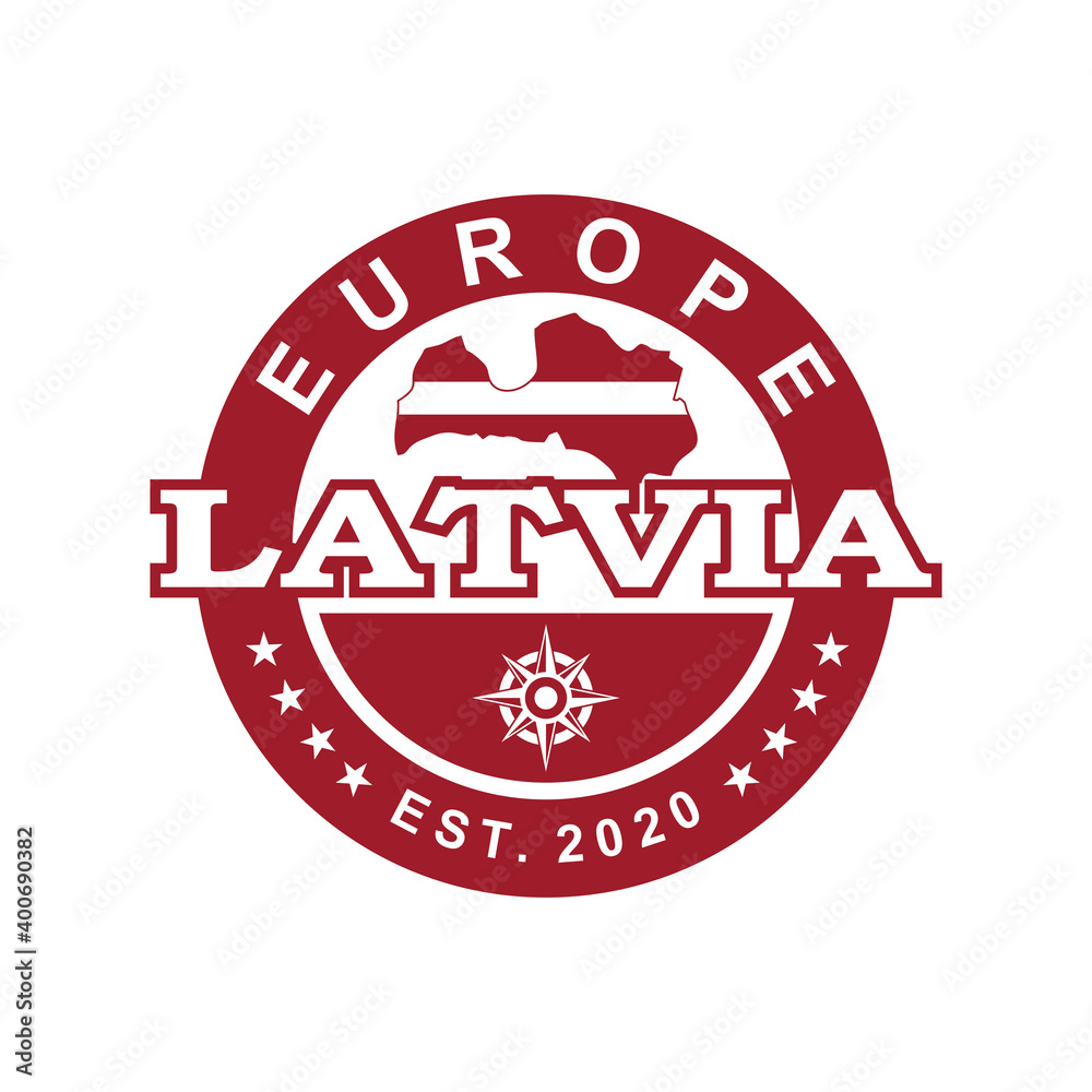 latvia map logo , european country logo