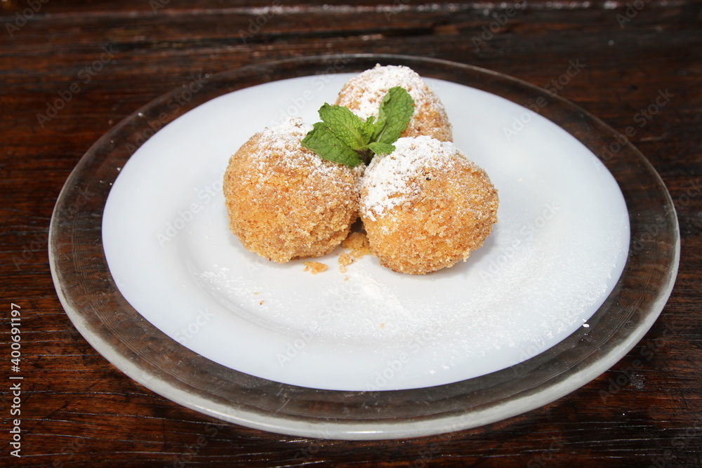 Austrian apricot dumplings with mint Austrian apricot dumplings with mint