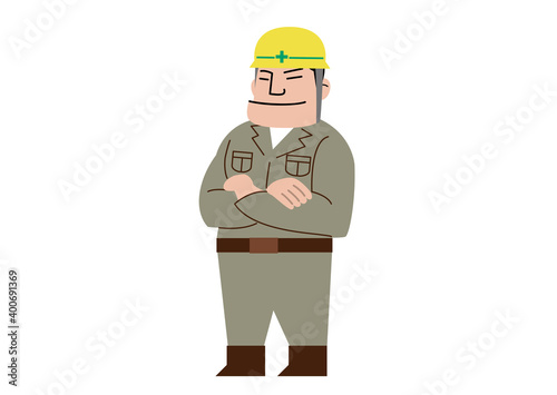 工事　作業員  男性
