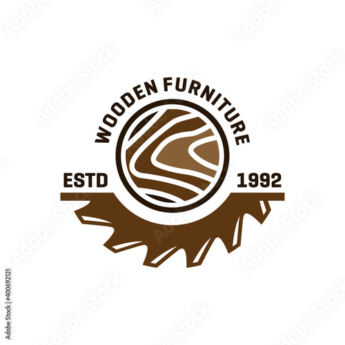 modern wooden furniture logo