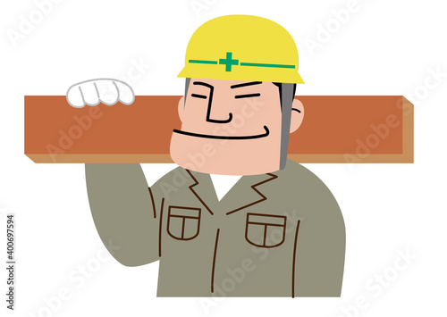 工事　作業員  男性