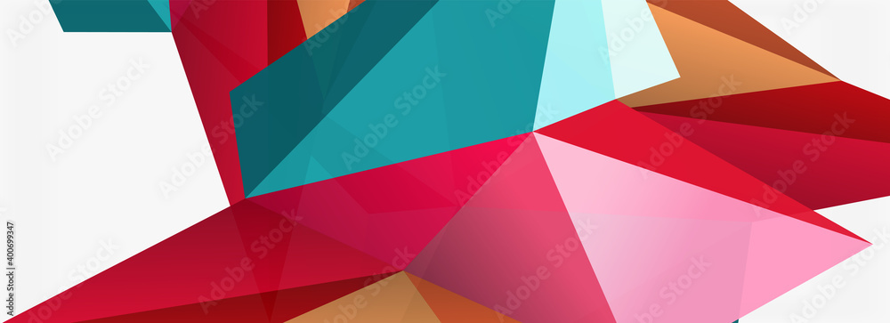 3d mosaic abstract backgrounds, low poly shape geometric design 3d mosaic abstract backgrounds, low poly shape geometric design