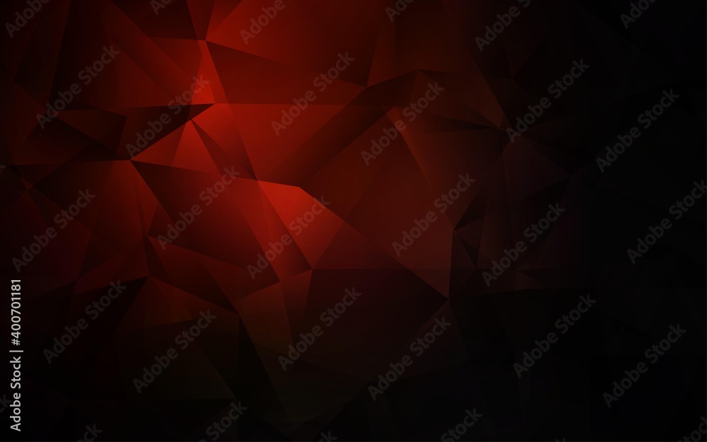 Dark Red vector polygon abstract background. Shining polygonal illustration, which consist of triangles. Best triangular design for your business. Dark Red vector polygon abstract background. Shining polygonal illustration, which consist of triangles. Best triangular design for your business.