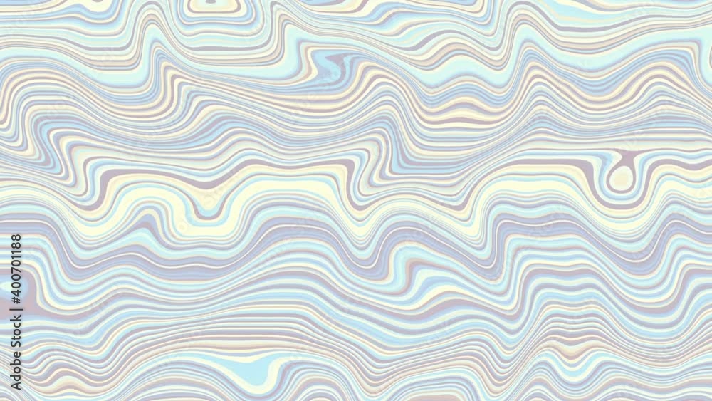Moving random wavy texture. Psychedelic wavy animated abstract curved shapes. Looping footage. Moving random wavy texture. Psychedelic wavy animated abstract curved shapes. Looping footage.