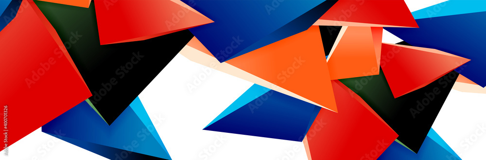 Triangle mosaic abstract background, 3d triangular low poly shapes. Geometric vector illustration for covers, banners, flyers and posters and other Triangle mosaic abstract background, 3d triangular low poly shapes. Geometric vector illustration for covers, banners, flyers and posters and other
