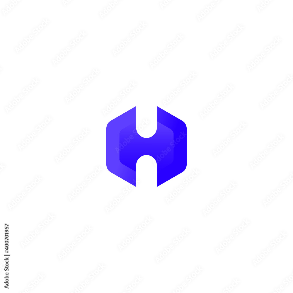 H Hexagon Logo Simple H Hexagon Logo Simple