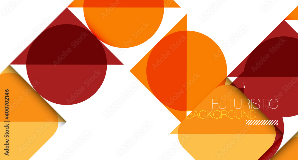 Simple circles and triangles abstract background. Vector illustration for covers, banners, flyers and posters and other designs Simple circles and triangles abstract background. Vector illustration for covers, banners, flyers and posters and other designs