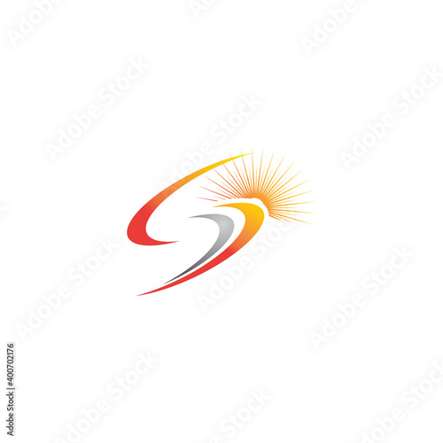 Sun Vector illustration Icon Logo Template design