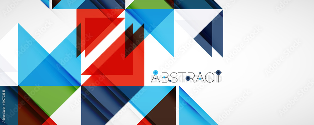 Set of vector triangle geometric backgrounds. Vector illustration for covers, banners, flyers and posters and other designs Set of vector triangle geometric backgrounds. Vector illustration for covers, banners, flyers and posters and other designs