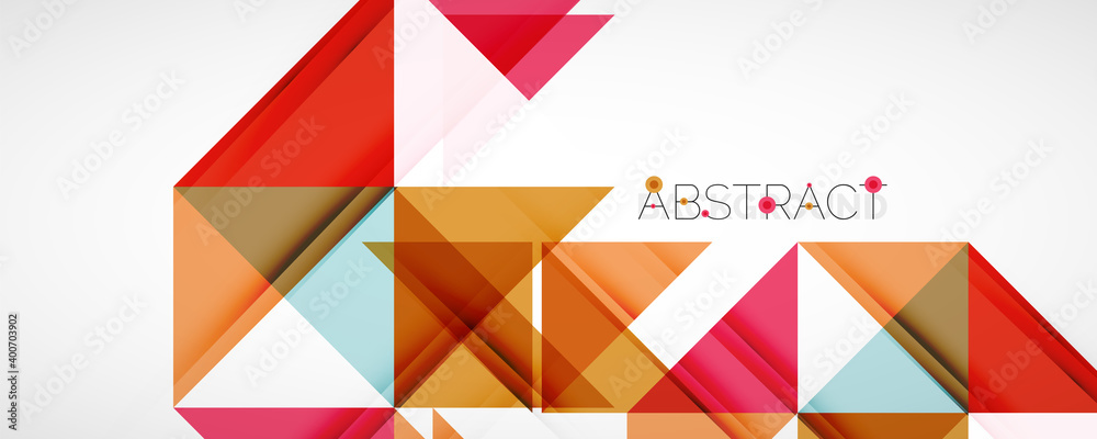 Set of vector triangle geometric backgrounds. Vector illustration for covers, banners, flyers and posters and other designs Set of vector triangle geometric backgrounds. Vector illustration for covers, banners, flyers and posters and other designs