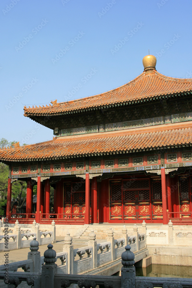 Obraz premium imperial college (Guozijian) in beijing in china 