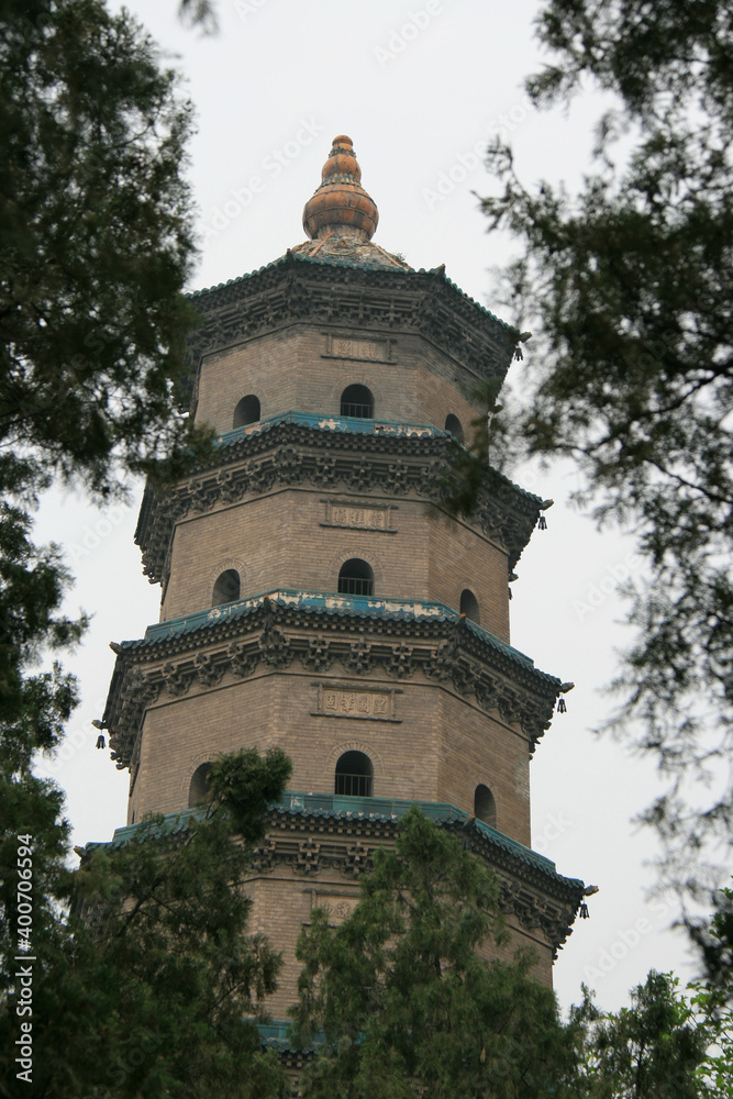 jinci monastery in taiyuan in china 