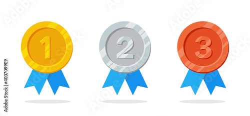 gold, silver, bronze medal for winner tournament
