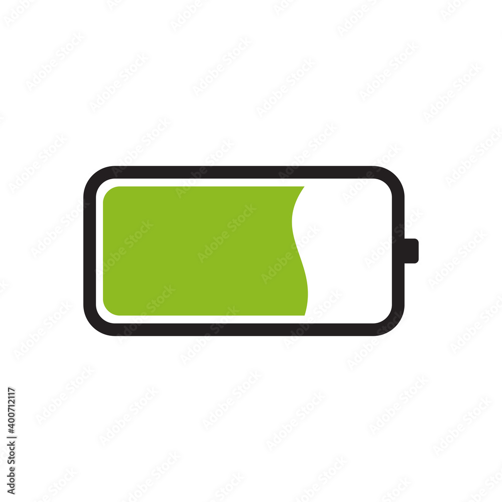 Power battery logo design template Power battery logo design template