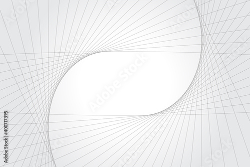 Line 3D Abstract White Background