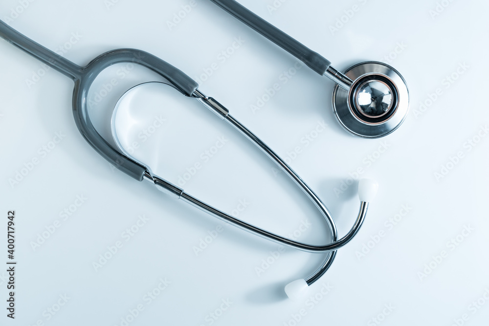 Stethoscope for doctor checkup in health medical laboratory Stethoscope for doctor checkup in health medical laboratory