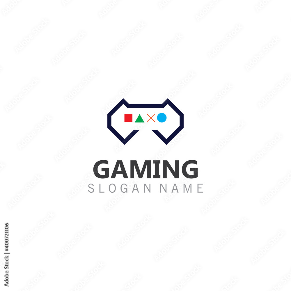 Controller Game Joystick logo image template icon Vector gamer design Controller Game Joystick logo image template icon Vector gamer design
