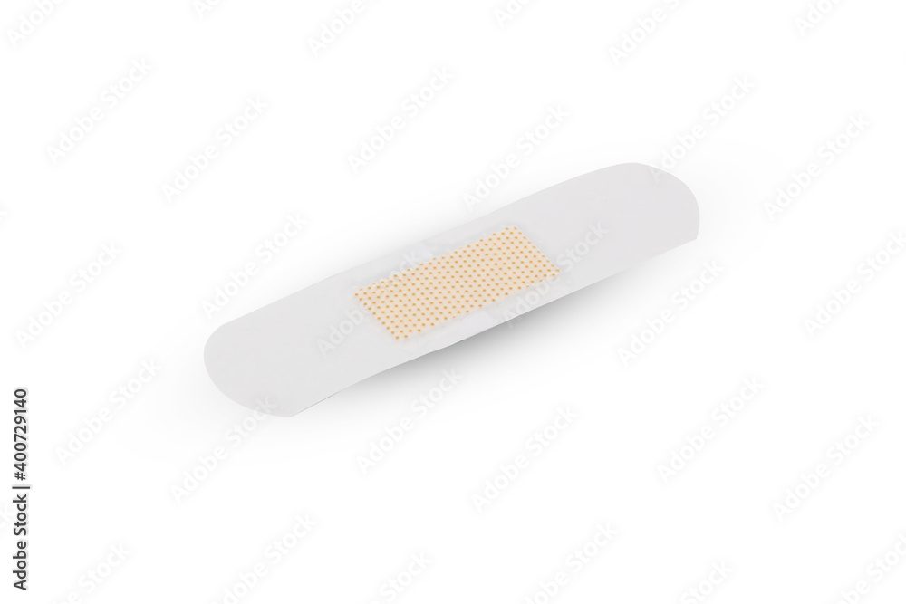Adhesive bandage isolated on white background Adhesive bandage isolated on white background