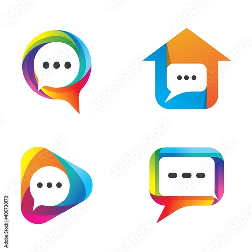 Speech bubble logo images