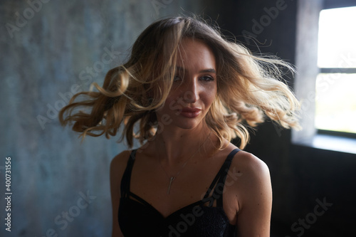Perfect young woman in sexy black lingerie Free Download Perfect young woman in sexy black lingerie - GFXLoad