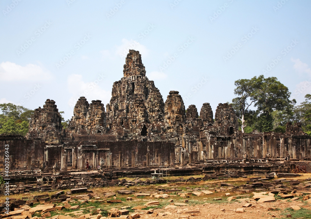 Prasat Bayon temple at Angkor Thom. Siem Reap province. Cambodia Prasat Bayon temple at Angkor Thom. Siem Reap province. Cambodia
